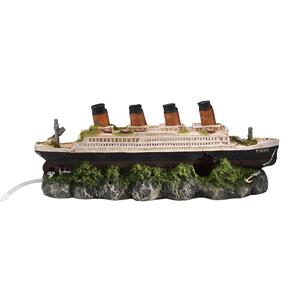 Europetbernina Decor Scheepswrak Titanic - Aquarium - Ornament - 39x11x14 cm