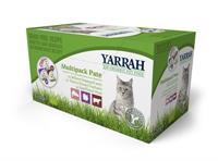 48x100g Paté Mix 3 Soorten Yarrah Bio Kattenvoer nat