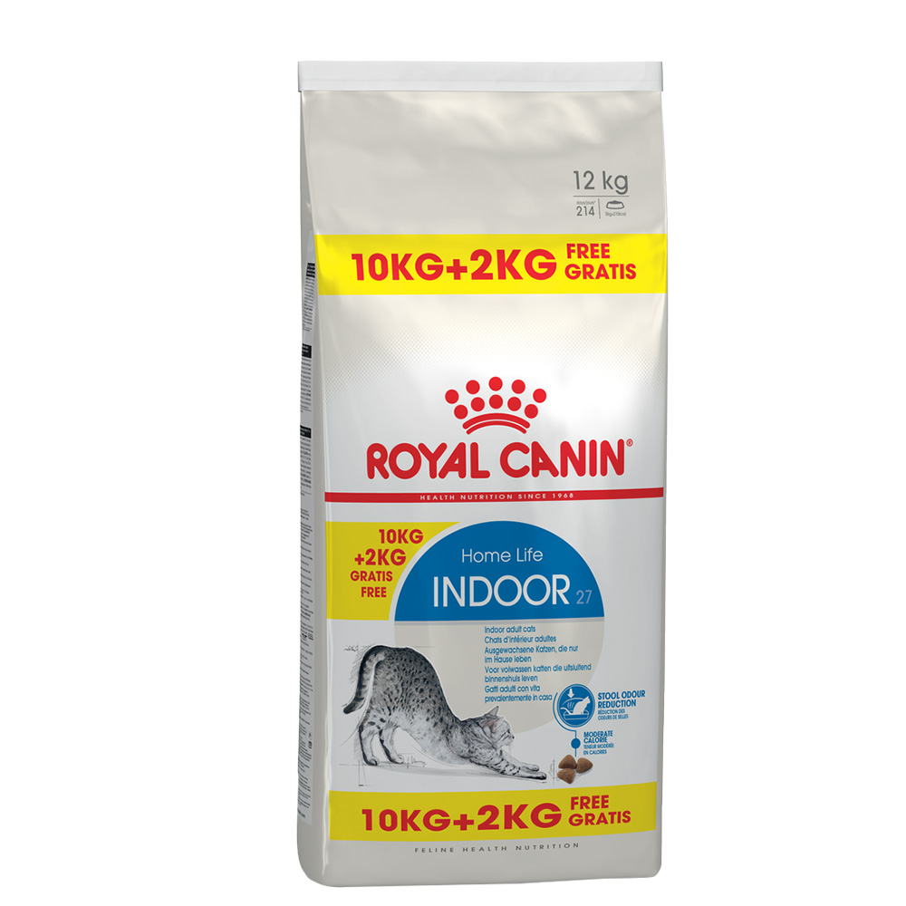 10+2kg Indoor 27 Royal Canin Kattenvoer droog