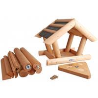 esschertdesign Esschert Design Bitumen-Vogelhaus mit Geschenkbox FB255 Braun
