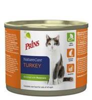 6x Prins NatureCare Kattenvoer Nat Kalkoen 200 gr