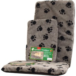 Kussen voor draadkooi grijs/paw 48x31 cm anti slip - Gebr de boon