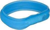 TRIXIE USB Leuchthalsband M-L 50 cm  Blau