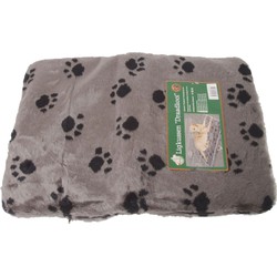 Kussen voor draadkooi grijs/paw 59x41 cm anti slip - Gebr de boon