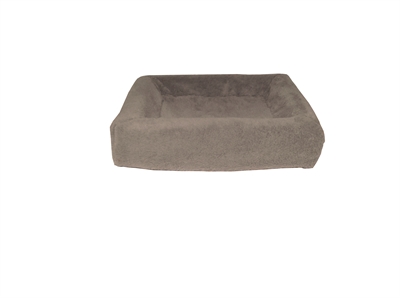Bia bed fleece hoes hondenmand taupe