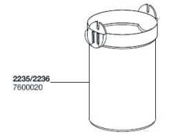 Eheim Filterpot voor 2235/2236/2036
