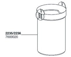 EHEIM FILTERPOT VOOR 2235/2236 #95;_