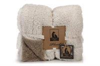 beeztees Pluche hondenkleed Wush beige 150 x 125 cm
