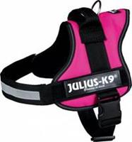 Julius k9 powerharnas / tuig voor labels fuchsia