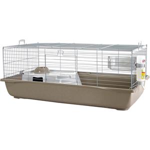 Savic Nero 4 de Luxe Dwarf Rabbit Cage 118x64.5x47 cm Silver