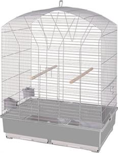 Voltrega Vogelkooi 842 Wit/Grijs 64CM