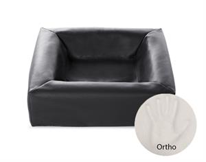 vandermeer BIA BED HONDENMAND ORTHO ZWART 45X45 CM