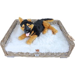 Boony Est 1941 ligkussen polar white 85x60 cm - Gebr de boon