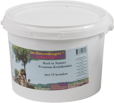 Dierendrogist back to nature premium kruidenmix met 33 kruiden