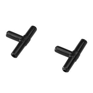 Aqua D'ella Plastic t-stuk voor luchtslang 4/6 MM 2ST
