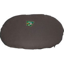 Ligkussen met rits antraciet 100 cm - Gebr de boon