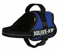 Julius k9 powerharnas / tuig voor labels blauw