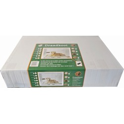 Draadkooi 2-deurs zwart nr. 1 60x43x52 cm - Gebr de boon