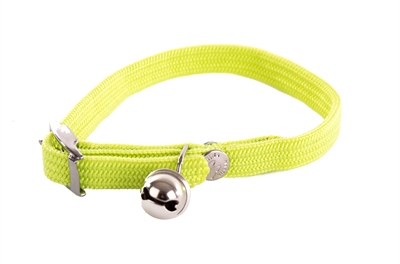 Martin sellier HALSBAND VOOR KAT ELASTISCH NYLON GROEN #95;_30X1 CM