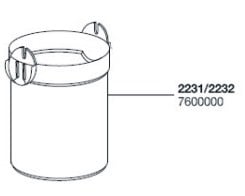 Eheim Filterpot voor 2231/2232
