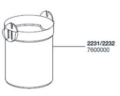 EHEIM FILTERPOT VOOR 2231/2232 #95;_