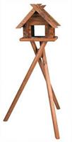 TRIXIE Vogelhaus Blockbohlen mit Standbein B/T/H: 47/36/140 cm