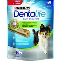 Purina DentaLife Daily Oral Care Medium hondensnack (5 kauwsticks) 3 x 5 sticks