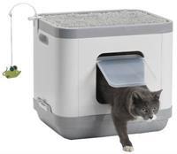 Moderna plastic kattentoilet/slaapmand Cat Concept grijs - Gebr de boon