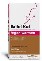 No Worm Exitel kat tegen wormen 6 tabletten