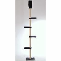 CAT DREAM Kratzbaum-Deckenspanner BxTxH: 50x36x230-260 cm schwarz