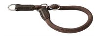 Hunter Dressurhalsung Halsband Freestyle, Farbe: Braun , 55 cm / 10 mm