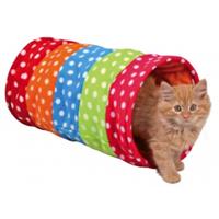 Trixie Speeltunnel grijs/roze