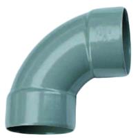 Wavin PVC Bocht 88° 50mm 2x Mof Verbinding - Weerbestendig, Voor Vijver & Leidingwerk