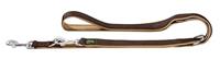 Hunter Verstellbare Führleine Neopren braun/ caramell 2 cm, 2 m