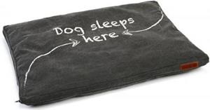 beeztees Lounge hondenkussen Dorino antraciet 94 x 64 x 4 cm