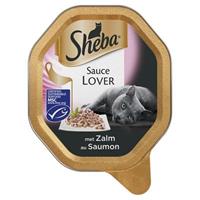 SHEBA ALU SAUCE LOVERS ZALM KATTENVOER #95;_85 GR