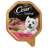14x Cesar Cuisine in Saus Kuipje Kalf en Kalkoen 150 gr