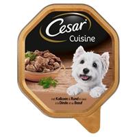 14x Cesar Cuisine in Saus Kuipje Kalkoen en Rund 150 gr