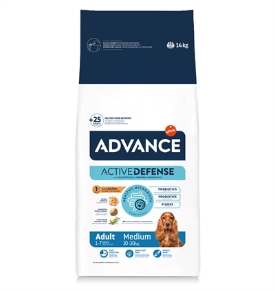 Advance Medium Adult met kip en rijst hondenvoer 14 kg