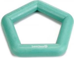 beeztees Rubber ring drijvend hondenspeeltje mint 15 cm