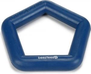 beeztees Rubber ring drijvend hondenspeeltje blauw 15 cm