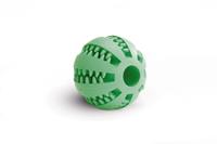 beeztees Rubberen Massage Bal met Mintsmaak Groen 7 cm