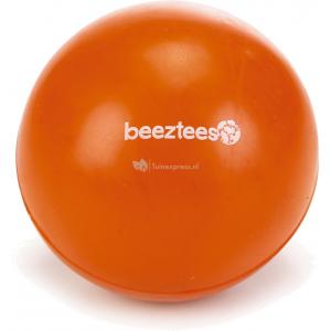 beeztees Rubber bal massief hondenspeeltje oranje 9 cm