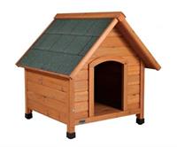 TRIXIE natura Hundehütte Cottage mit Satteldach M 77x88x82cm natur