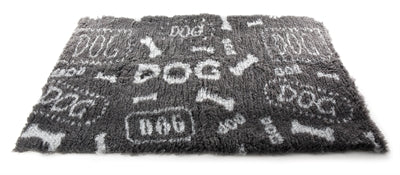 Martin vetbed dog print grijs / wit gerecycled