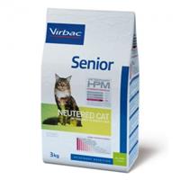 2x7kg Veterinary HPM Kat Senior Gecastreerd Dubbepak: Virbac Kattenvoer