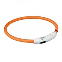 Trixie USB Flash Light Ring - M/L - Oranje