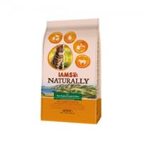 Iams Naturally Adult met lam & rijst kattenvoer 2 x 2,7 kg
