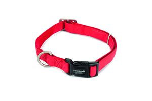 Beeztees Macleather Halsband Rood 45-70x2,5cm
