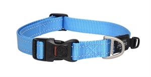 Rogz for Dogs Fanbelt Hondenhalsband Verstelbaar Turquoise 56 x 2 cm